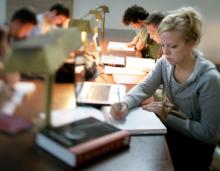 в библиотеке