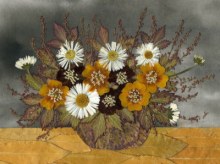 картина из цветов